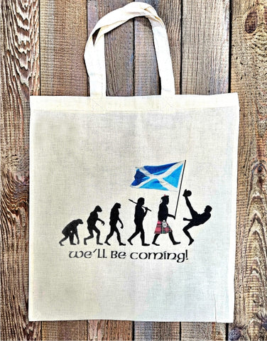 We'll Be Coming Evolution McTominay Tote Shopper Bag