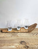 Handcrafted Aberdeen Beach Driftwood Whisky Flight
