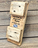 Handcrafted Reclaimed Wood Bottle Opener Plaque