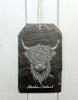 Handcrafted Slate Plaque-Highland Cow