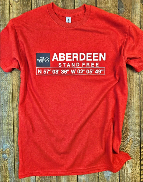 The North East Aberdeen Stand Free Co-ordinates T-Shirt