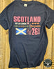 Scottish Lassie Tartan Seismic Waves T - Navy (Adult)