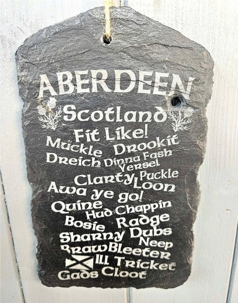 Handcrafted Doric Slate Plaque