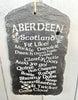 Handcrafted Doric Slate Plaque