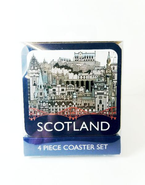 Landmarks of Scotland set of 4 Coasters