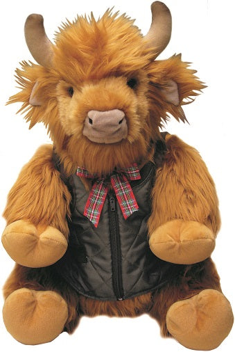 18" Highland Cow with Gilet