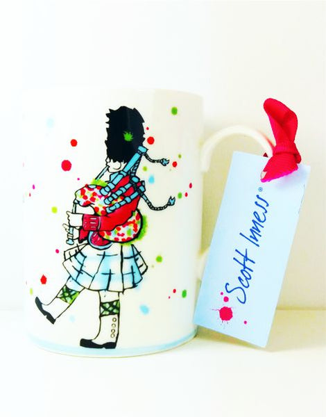 Scottish Piper Mug - Scott Inness