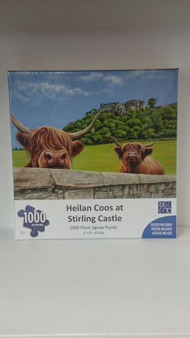 Heilan Coos at Stirling Castle Jigsaw