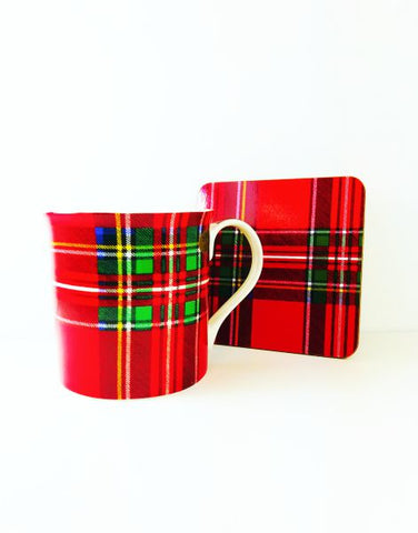 Royal Stewart Mug & Coaster Set