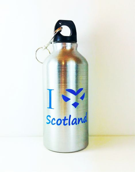 I Love Scotland Stainless Steel Water Bottle