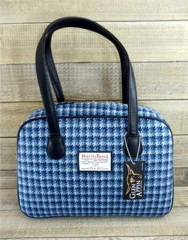 Eden - Blue Check Harris Tweed Handbag