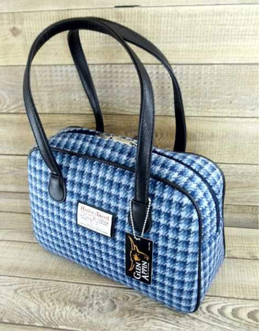 Eden - Blue Check Harris Tweed Handbag