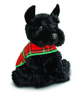 Scottish Westie with Tartan Jacket Cuddly Toy