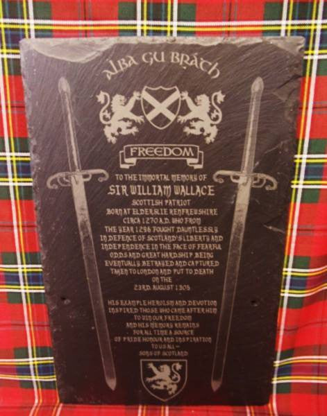 William Wallace Tribute (swords)