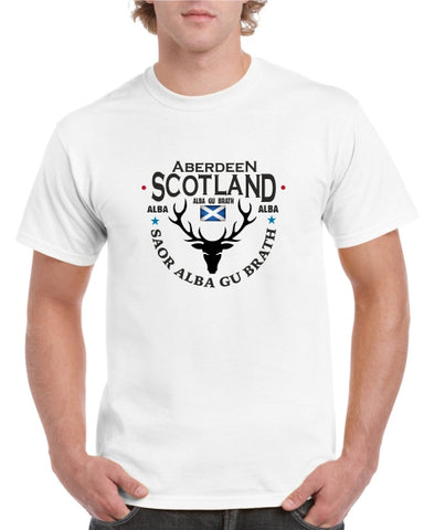 Aberdeen Scotland Saor Alba Gu Brath T-Shirt