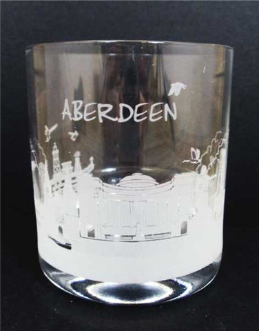 Aberdeen Skyline Whisky Crystal Glass