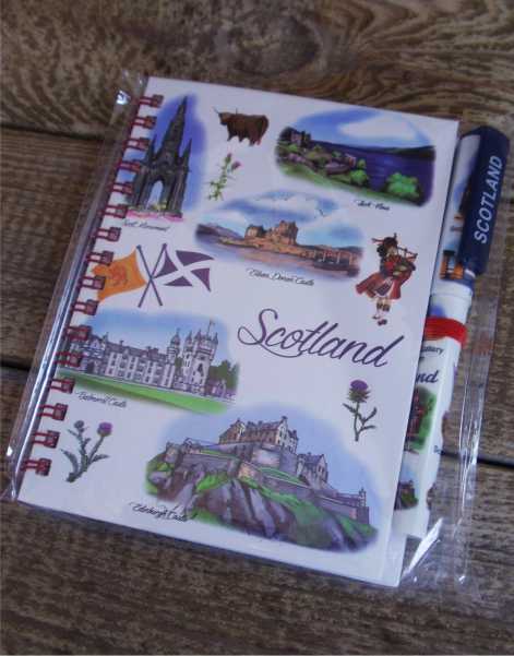 Scotland Notebook. Amazon Scottish Notebook & Pen – Scotland's Bothy