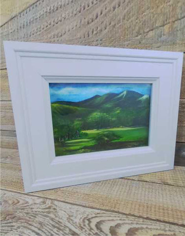 "By Lochnagar" Original Framed Water Based Oil Painting