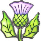 Stained Glass Thistle