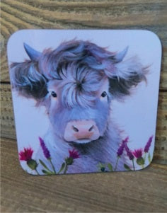 Highland Cow Coaster - Drovers