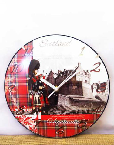 Heraldic Scotland Clock