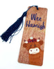 Wee Hamish Wooden Bookmark