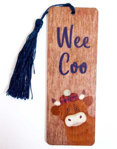 Wee Coo Wooden Bookmark