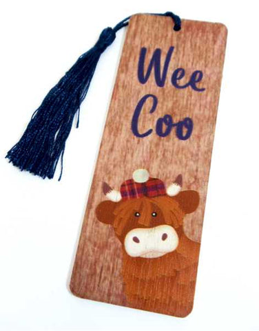 Wee Coo Wooden Bookmark