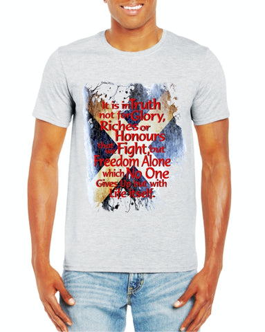 Declaration Of Arbroath Saltire T-Shirt