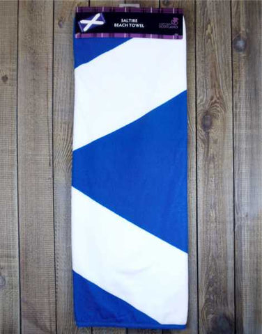 Scotland Flying the Flag Saltire Beach Towel
