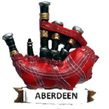 Aberdeen Bagpipes Fridge Magnet