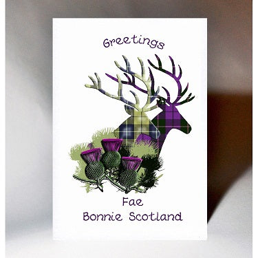 Greetings Fae Bonnie Scotland Card