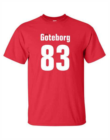 Goteborg 83 - Red Adult T-Shirt