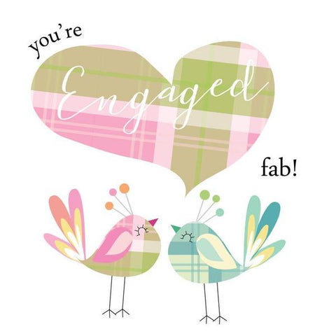 Engagement Card - Birds