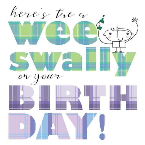  Happy Birthday Card - A Wee Swally