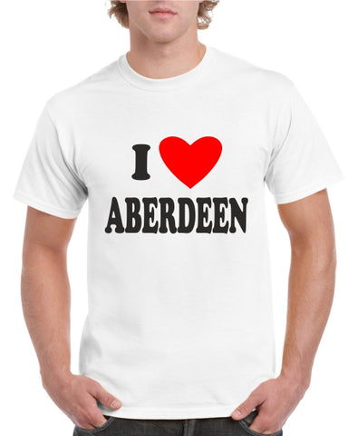 I Love Aberdeen Tshirt