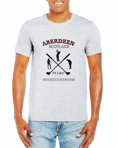 Jist Gae It A Good Wallop Golf T-Shirt