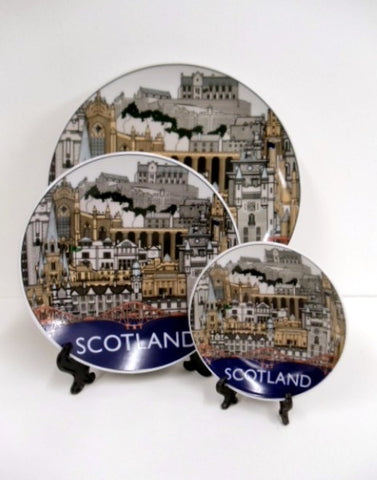 Landmarks of Scotland Ceramic Plate