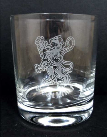 Rampant Lion Scotland Crystal Whisky Glass