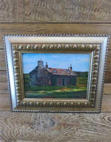"Loch Callater Lodge" Framed Print by Margaret Burns Miles
