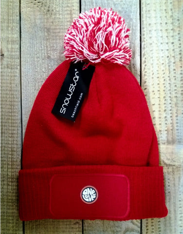 One Love Bobble Hat - Red