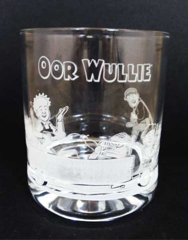Oor Wullie Crystal Whisky Glass