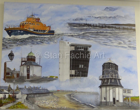 Round House Aberdeen Harbour past and present by Stan Fachie
