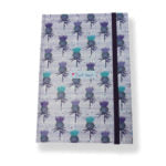 Scottish Notebook with Thistles