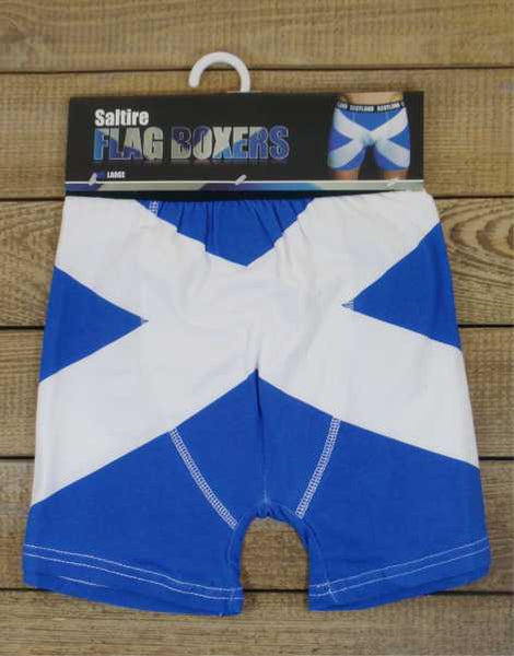 Scotland Saltire Flag Boxer Shorts
