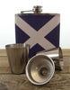 Saltire/St Andrew's Cross Hip Flask Gift Set