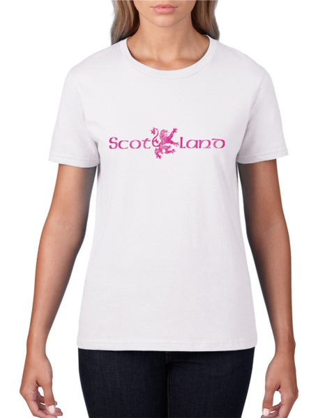 Scot LION Land Ladies T-Shirt (Crew neck)