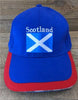 Scotland Baseball Cap -  Blue Red Trim
