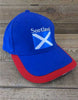 Scotland Baseball Cap - Blue Red Trim