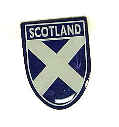 Scotland Saltire Shield Pin Badge